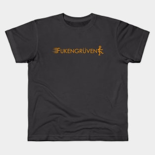 Fukengruven Parody in Orange Kids T-Shirt